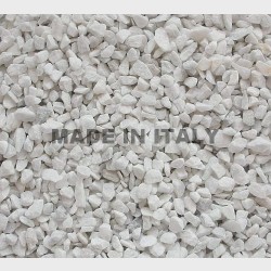 Bianco Carrara Chips mm. 6/9 in 25 Kg. Bags