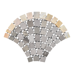 Pasinato EasyStone Classic Fan - Vulcano with Yellow Quartzite