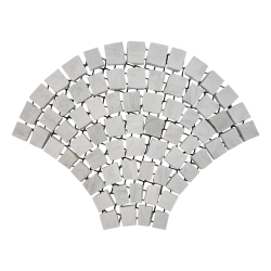 Pasinato EcoPaving Classic Fan - White Quartzite