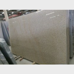 GRANITE GANGSAW SLAB YELLOW RUSTY 260upX150upX2 CM