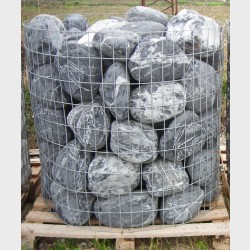 Tumbled Black Pebbles (Nyx) 20-30 cm