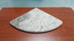 Naples Grey Corner Shelf