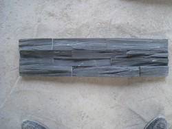 Black / Charcoal Rough Glued Wall Panel