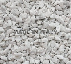 Bianco Carrara Chips mm. 9/12 in 25 Kg. Bags