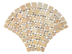 Pasinato EcoPaving Classic Fan - Yellow Quartzite