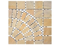 Pasinato EasyStone Square with Circle - Yellow Quartzite