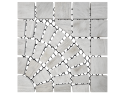 Pasinato EasyStone Square with Circle - White Quartzite