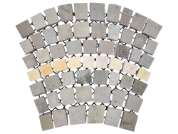 Pasinato EasyStone Classic Wave - Vulcano with Yellow Quartzite