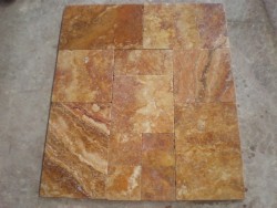 TRAVERTINE TUMBLED PAVERS