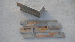 rusty wall panel-corner