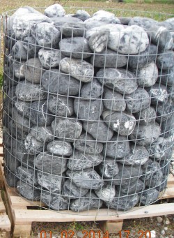 Tumbled Black Pebbles (Nyx) 10/20 cm