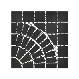 Pasinato EasyStone Square with Circle - Black Basalt