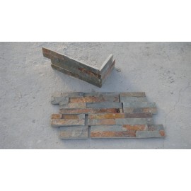 rusty wall panel-corner